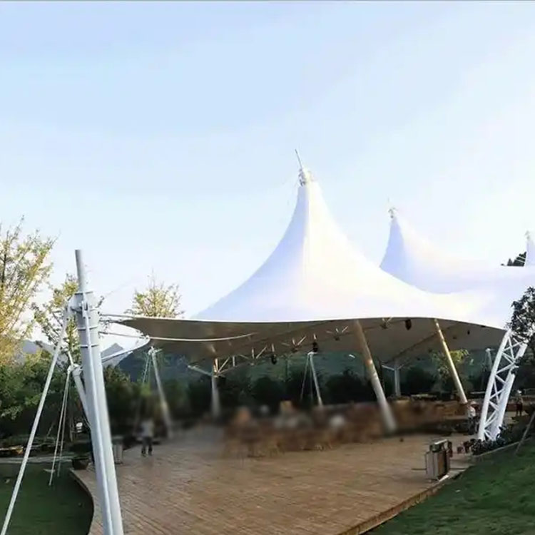 德格县膜结构景观棚