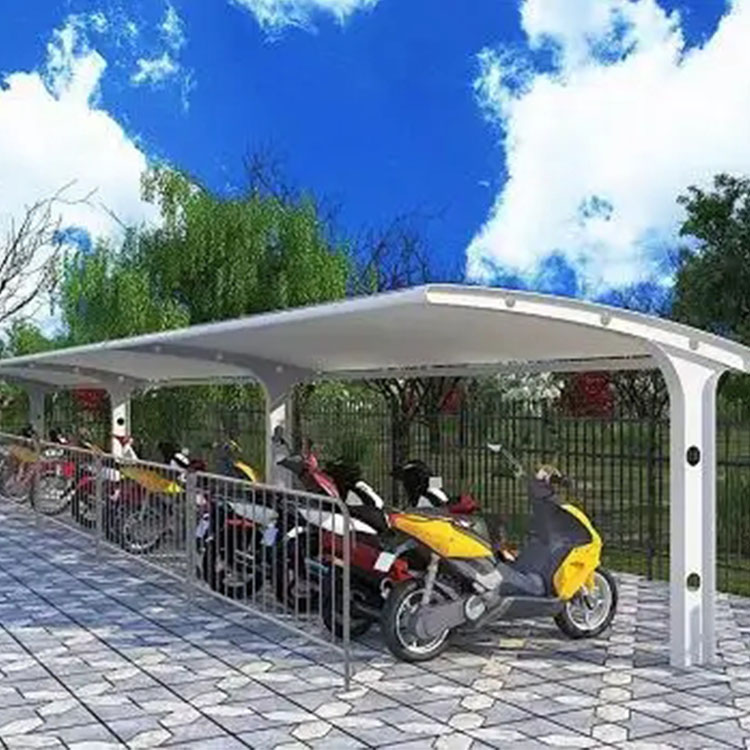 德格县膜结构电动车棚